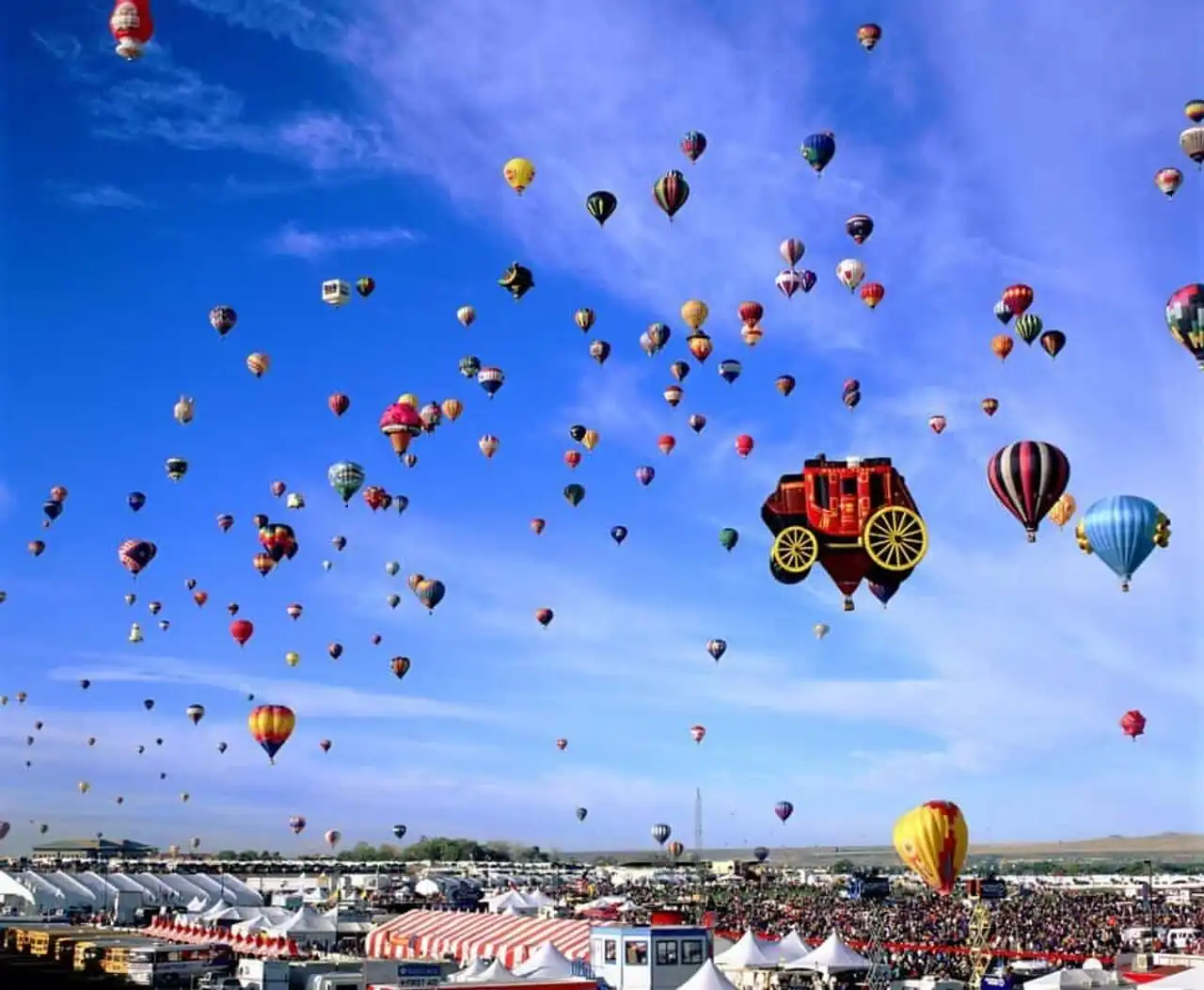 Balloon festivals and world balloons