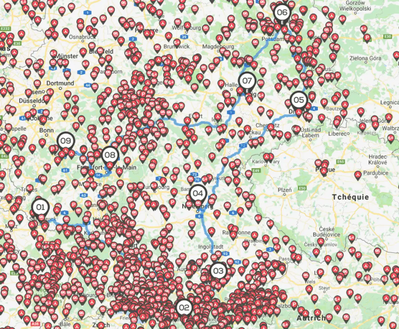 Itinerary Germany