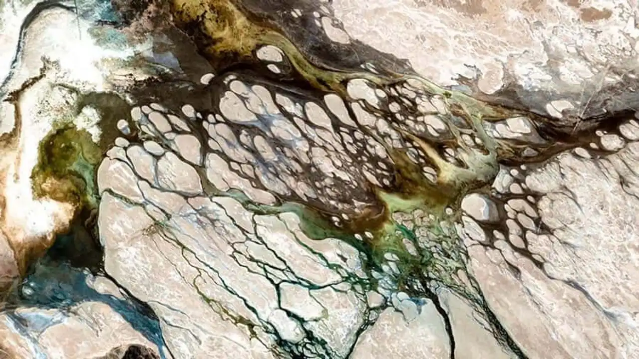 google Earth satellite pictures, strange landscapes