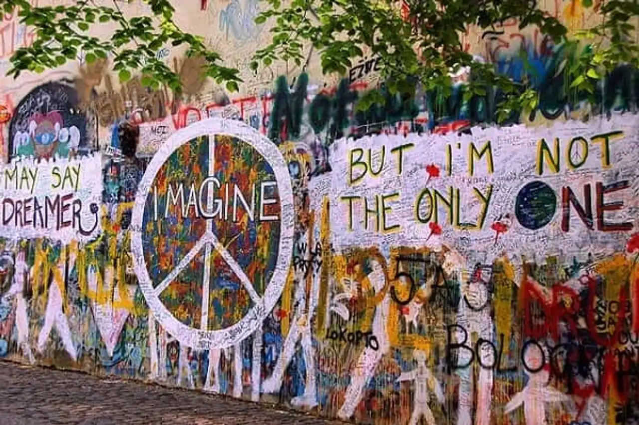 Wall John Lennon Prague