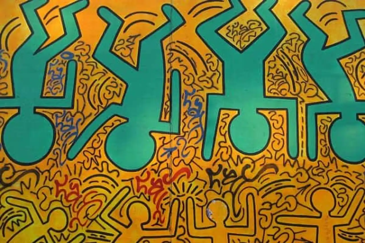 Keith Haring Tribute Wall Browery