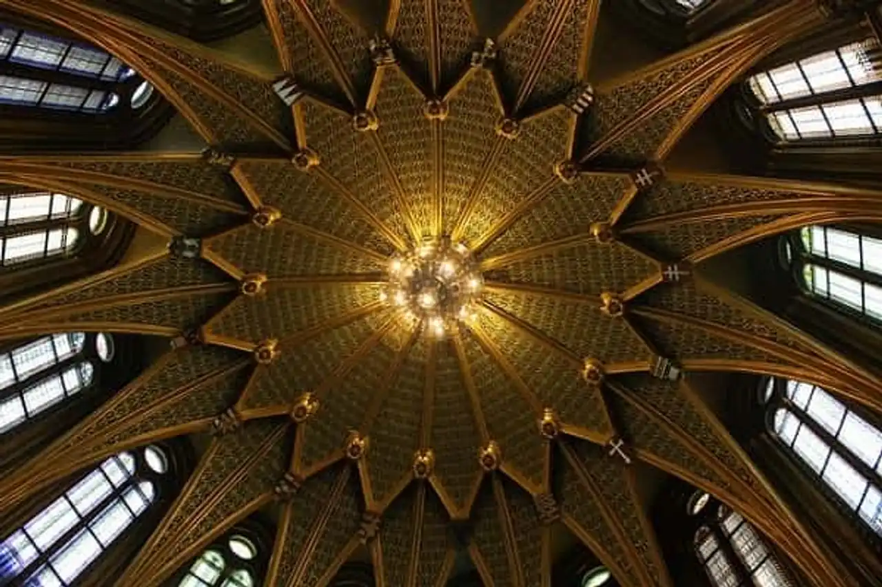 Hungarian Parliament cupola Budapest