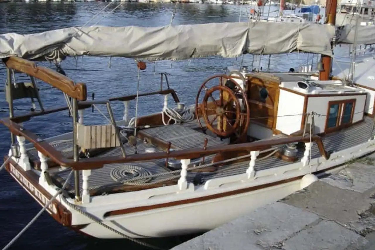 Boat at the port of Sète