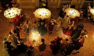 A costume dinner at the Danieli Hotel for the Carnival of Venice