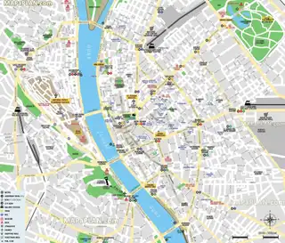 Detailed maps and plans of Budapest