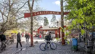 Christiania, the “free” neighbourhood of Copenhagen