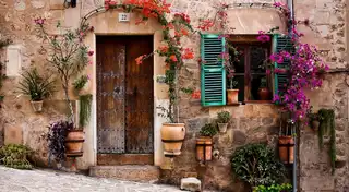 In which town house in Majorca?