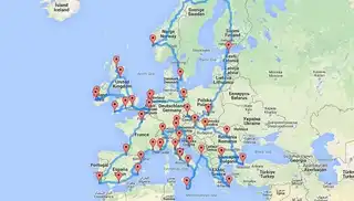 This optimal road trip would be ideal for discovering Europe