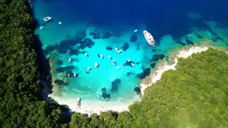 Visit the Blue Lagoon in Corfu