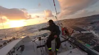 Hugo Picard (aka The Sailing Frenchman) in the heart of a dream transatlantic!