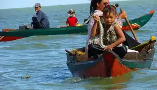 The Tonlé Sap, the largest lake in South Asia