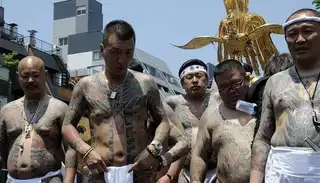 In Tokyo, the Sanja Matsuri celebrates the Yakuzas