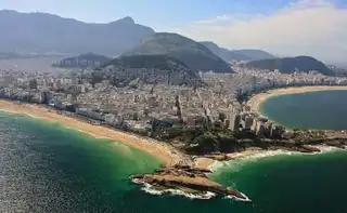 Overflight Rio de Janeiro by helicopter