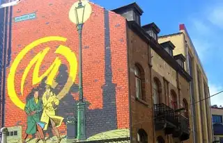 The BD route in Brussels, a walk through the murals