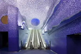 Naples metro stations converted to art galleries