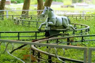 Spreepark, an abandoned amusement park in Berlin