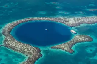 Dive into the mysteries of the Great Blue Hole in Belize