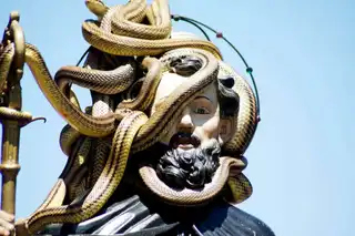 The Festival des serpents in Cocullo, Italy