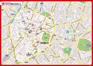 Detailed maps and plans of Brussels