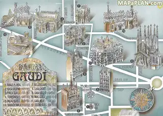 Detailed maps and plans of Barcelona