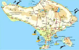 Detailed maps and plans of Bali