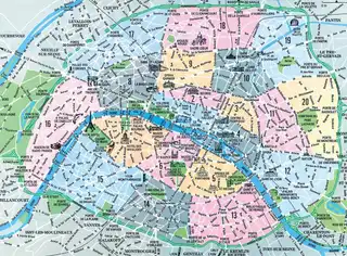 Detailed maps and plans of Paris