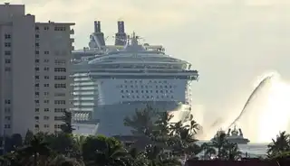 Crazy numbers on board one of the world's largest cruise ships