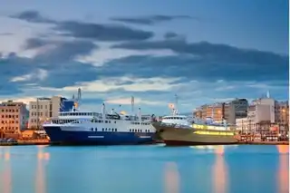 How to get to the island of Egine from Athens by ferry?