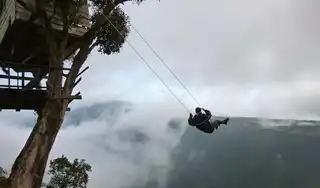 La Casa del Arbol: a swing in Ecuador