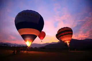 The hot air balloon festivals around the world color the sky