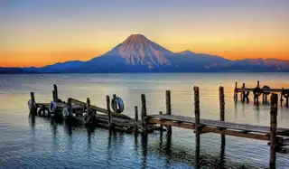 Lake Atitlán, considered the most beautiful lake in the world