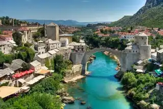 Visit Mostar and its famous bridge in Bosnia