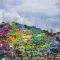 In Mexico, a gigantic street-art work emulates a favela