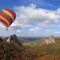 How to fly the Auvergne volcanoes in the hot air balloon?