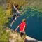 The Jacob's Well in Texas, a natural well that attracts divers