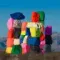 Seven Magic Mountains: a colorful installation in American nature