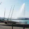 The water jet from Geneva overlooking Lake Geneva