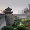 The ramparts of the city of Xi'an in China