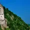 The statue of King Decebal on the border of the Rosano-Serb